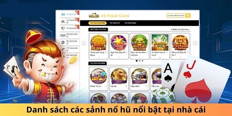 Mỗi sảnh cược nổ hũ Vin777 mang đến hàng loạt các trò chất lượng khác nhau