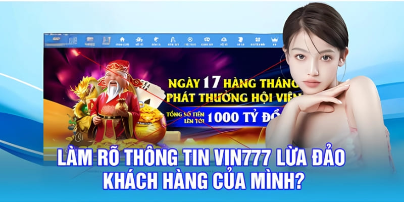 Những điều cần biết về thông tin Vin777 lừa đảo